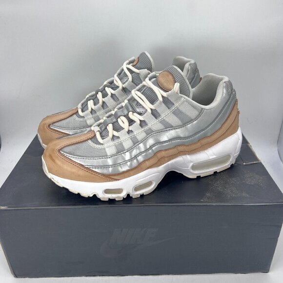 Nike Shoes - Nike Air Max 95 Se Prm Pure Platinum Silver Women Shoes AH8697-002 Size 6.5